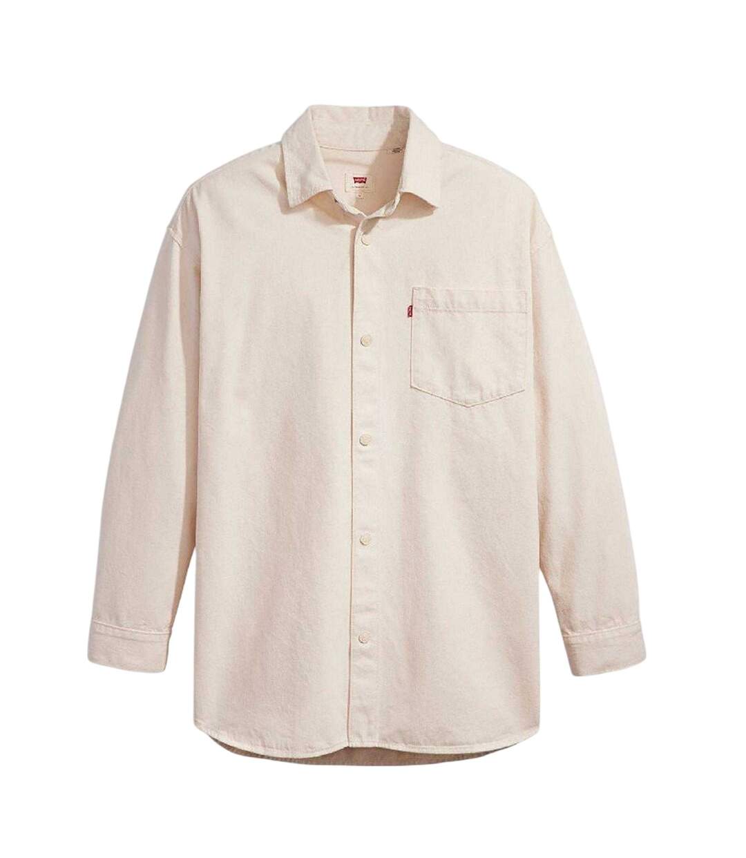 Mens Plain Cotton Overshirt Ceramic Levis-2