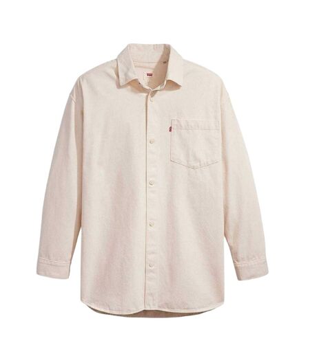 Mens Plain Cotton Overshirt Ceramic Levis
