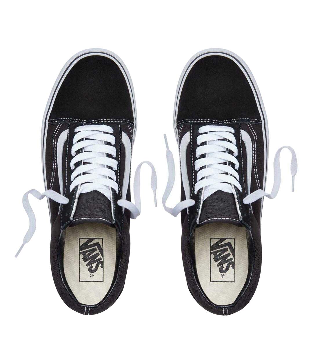 Chaussures À Roulettes Old Skool Adulte Noir Blanc Vans-3
