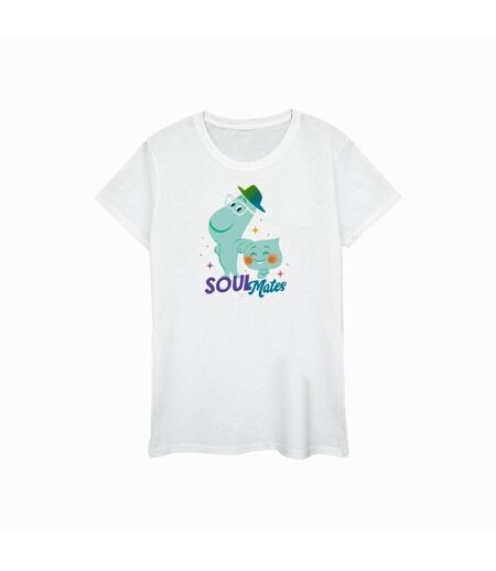 Disney Femme/Les femmes Soul Joe and 22 Soulmates T-Shirt Boyfriend en coton (Blanc) - UTBI49118
