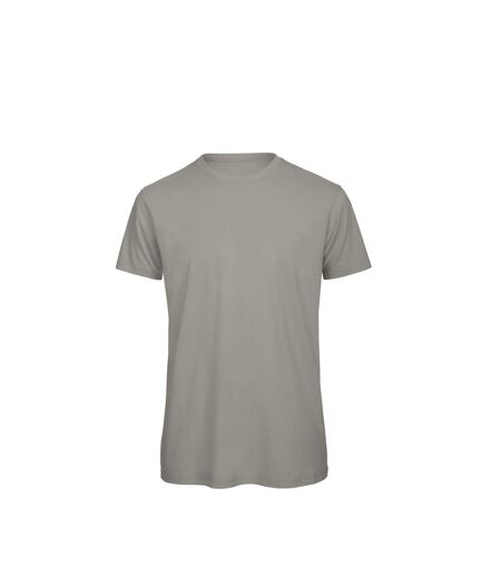 B&C Mens Favourite Organic Cotton Crew T-Shirt (Light Grey) - UTBC3635