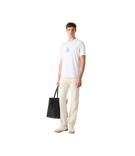 T-shirt Motif/style Impression De Photo Homme Blanc Boss