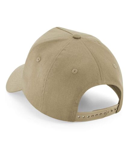 Beechfield 5 Panel Removable Patch Baseball Cap (Desert Sand) - UTPC4941