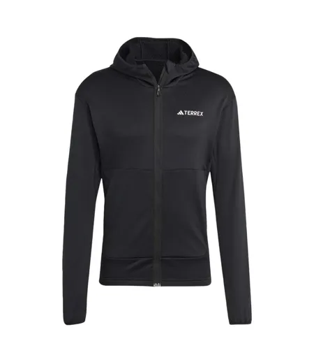 Mens Terrex Xperior Lightweight Fleece Jacket Black Adidas