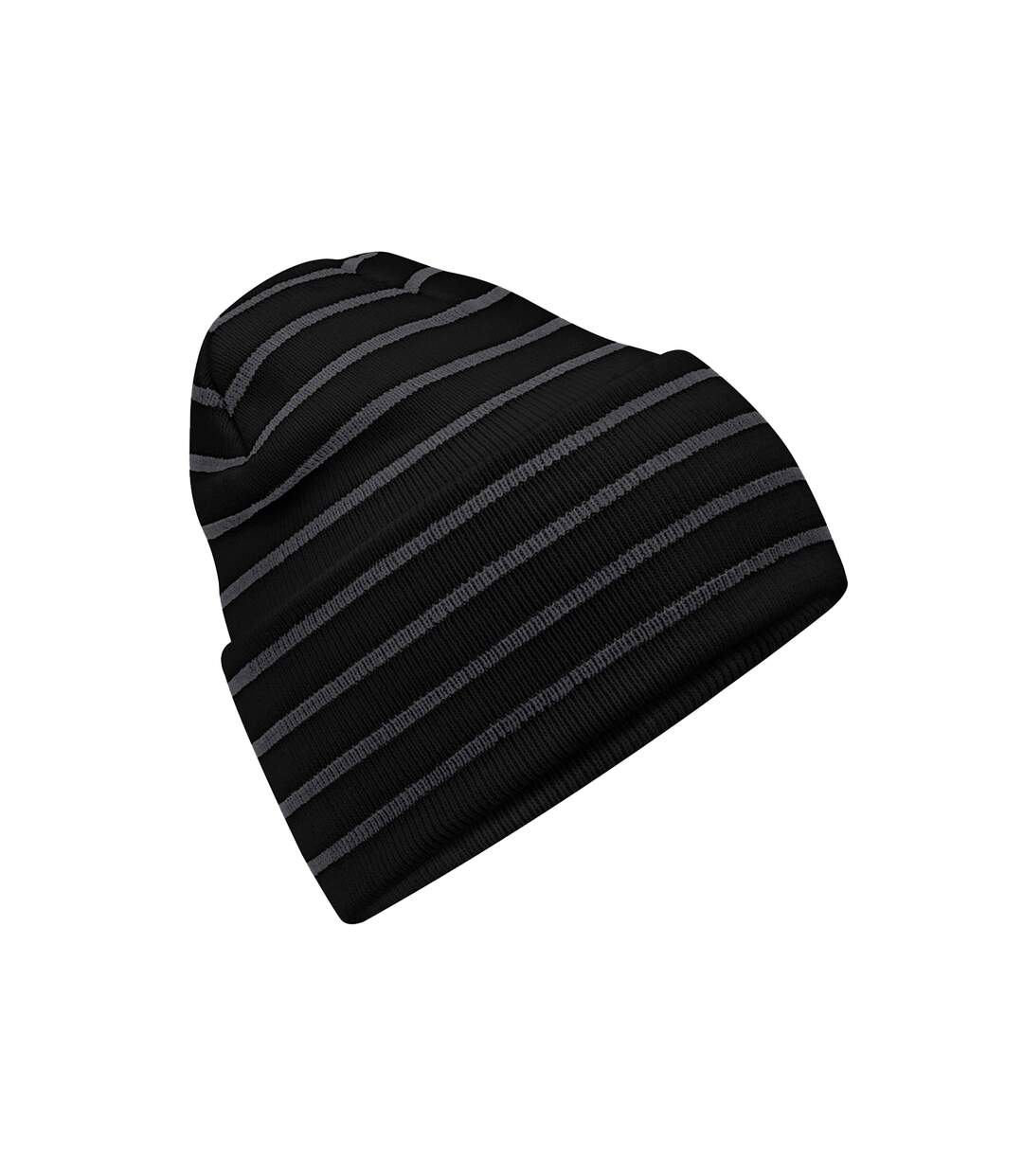 Bonnet original adulte noir / gris foncé Beechfield-1