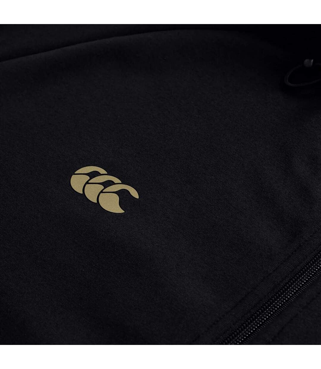 Mens Tempo+ Stretch Full Zip Hoodie Black Canterbury-3