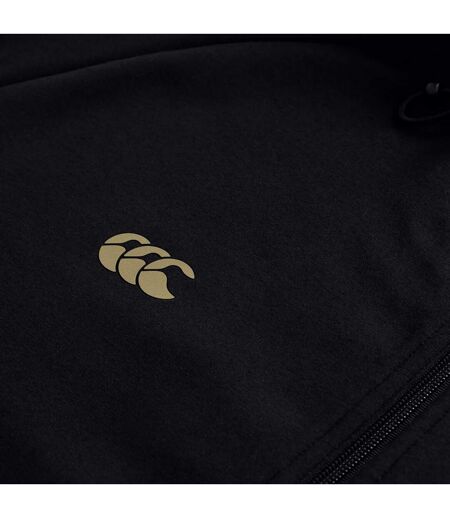 Mens Tempo+ Stretch Full Zip Hoodie Black Canterbury