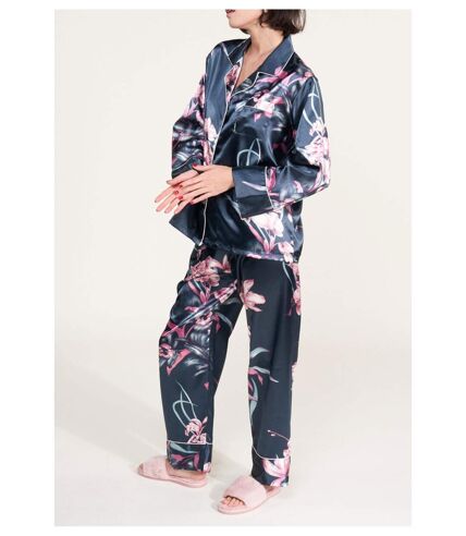 Pyjama fluide en satin