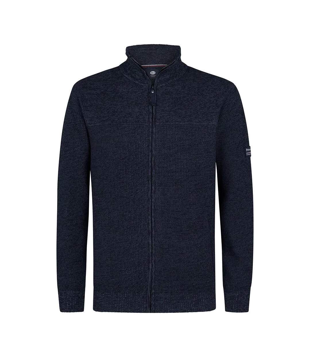 Sweat zippé marine homme petrol industries collar-1