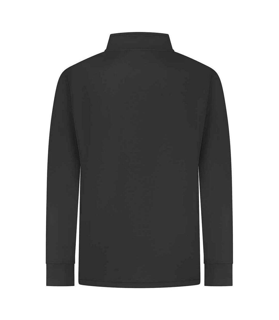 Mens Quarter Zip Track Top Black Finden & Hales-2