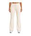 Womens/ladies Flared Open Hem Relaxed Fit Joggers Cream I Saw It First-2