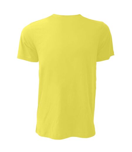 Canvas Unisex Jersey Crew Neck Short Sleeve T-Shirt (Heather Yellow Gold)
