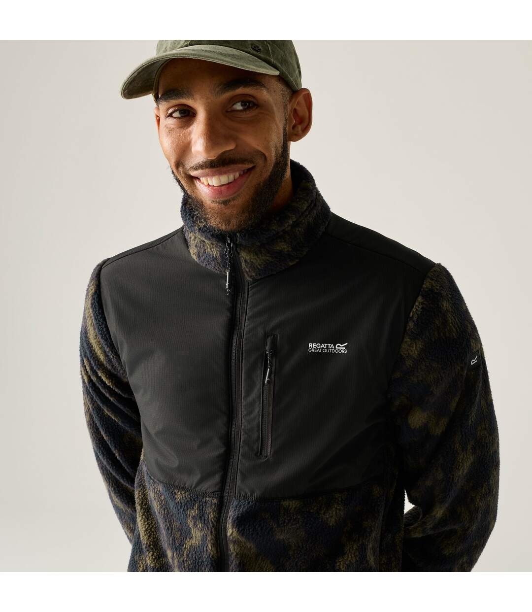 Veste Polaire Motif/style Imprimé Homme Noir Regatta-4