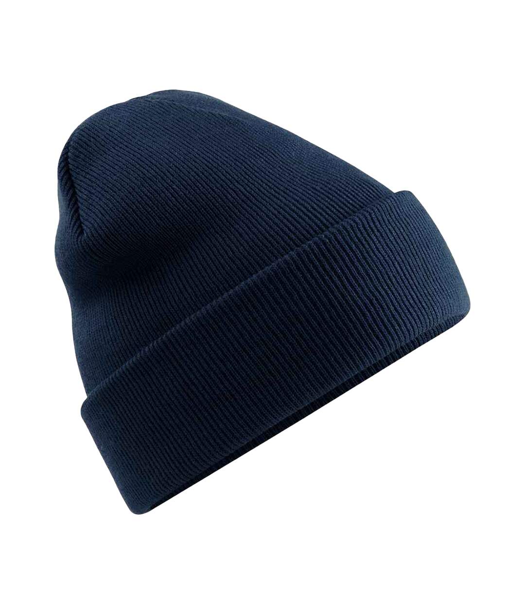 Unisex Adult Original Polylana Cuffed Beanie French Navy Beechfield-1