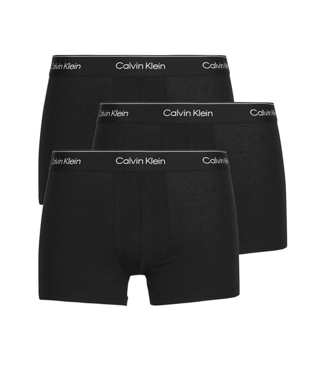 X3 boxers noir/blanc homme calvin klein jeans 000nb2570a - l-1