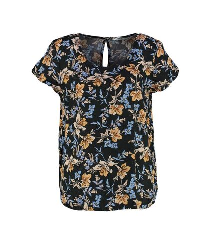 Blouse Noir à fleurs Femme Only Alma - 34