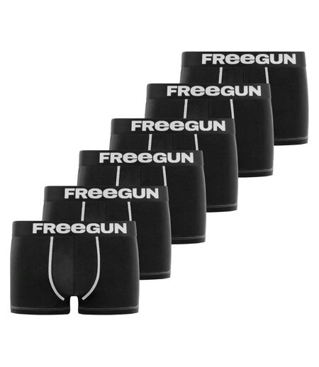 Lot de 6 Boxers homme microfibre Freegun