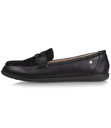 Isotoner Mocassins femme bi-matière