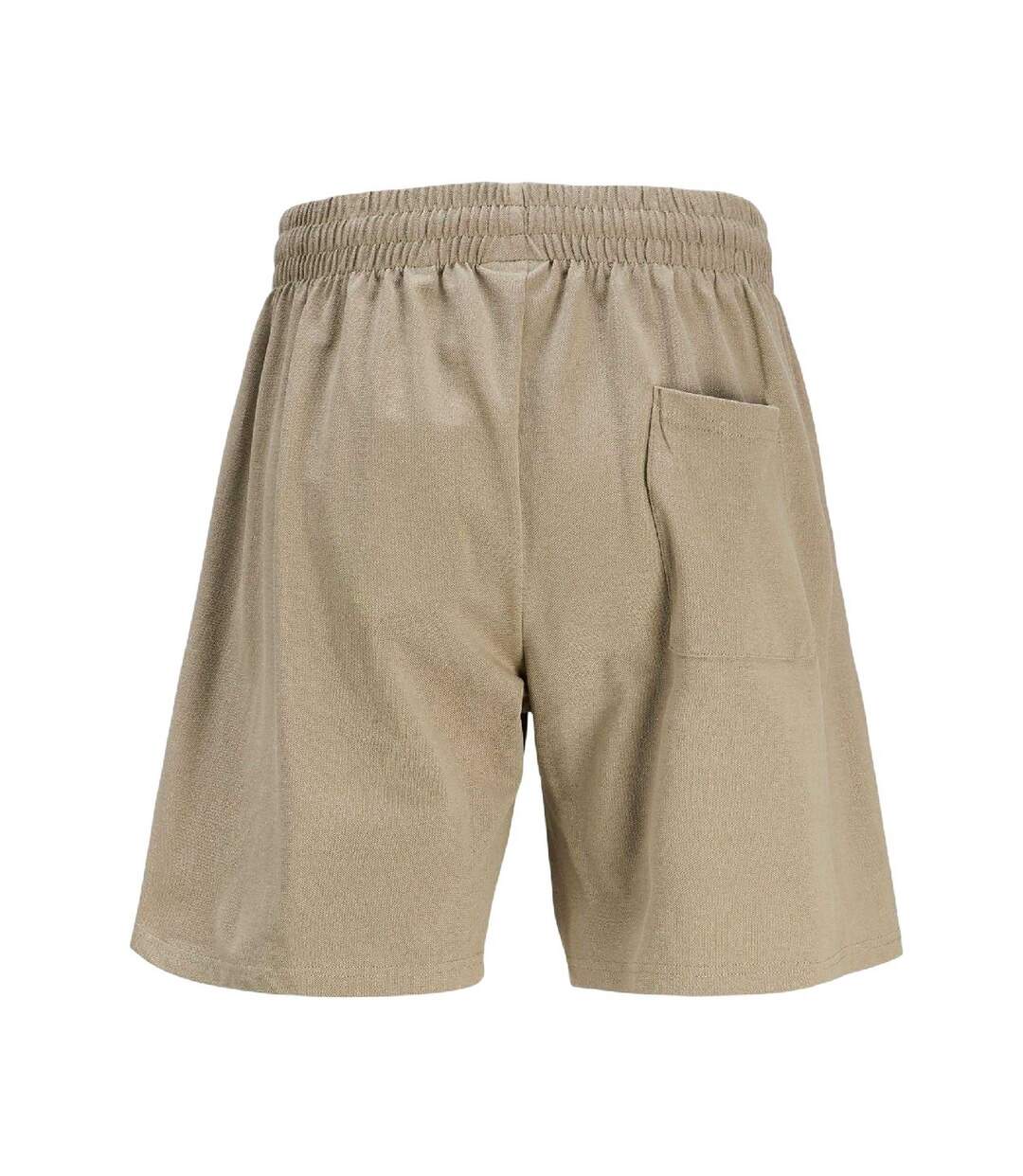 Mens Front Seam Detail Relaxed Fit Sweat Shorts Silver Sage Jack And Jones-2