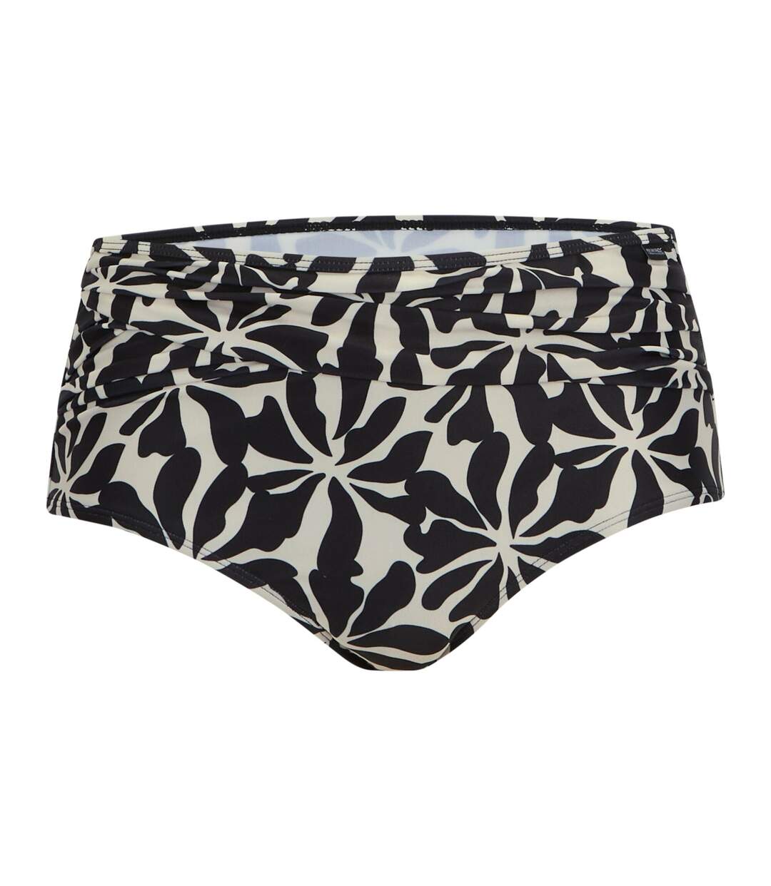 Womens/ladies Loria Abstract Floral Bikini Bottoms Beige Regatta-2