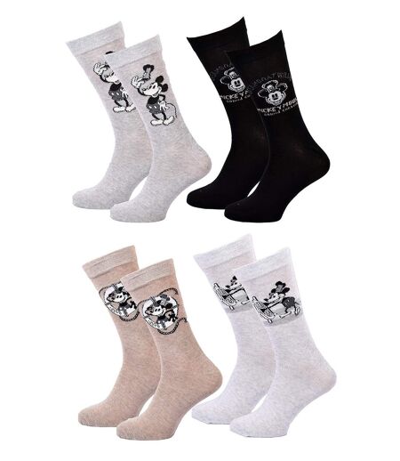 Chaussettes Mickey Pack de 4 Paires