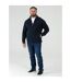 Mens D555 Johnson Embroidered Logo Kingsize Fleece Jacket Navy Duke-1