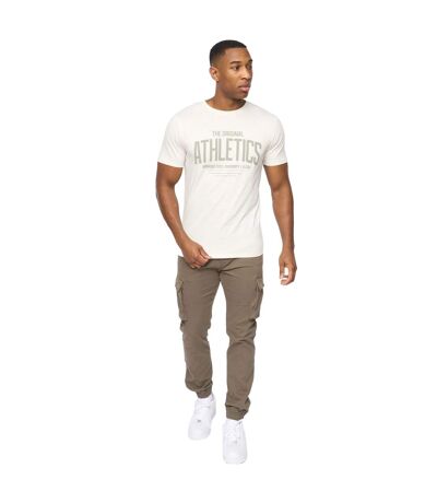 T-shirt Athwood Homme Blanc Crosshatch