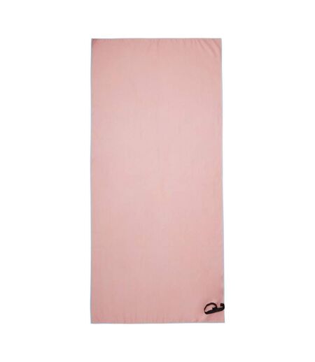 Abstract floral microfibre beach towel blue/pink Regatta