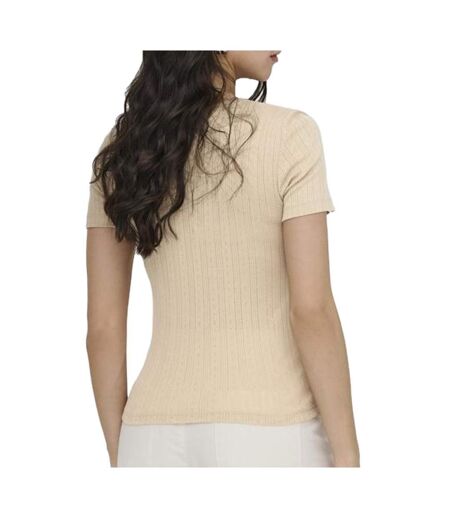 T-Shirt beige femme jdy salsa