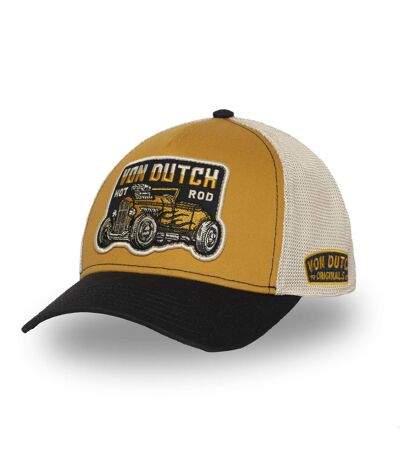 Casquette trucker avec filet adulte et patch Semi-Curved Vondutch