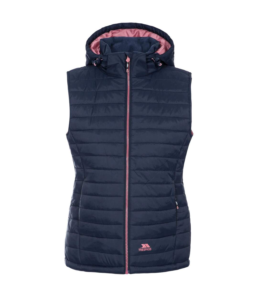 Trespass Womens/Ladies Aretha Casual Gilet (Navy Dusty Rose) - UTTP4390-1