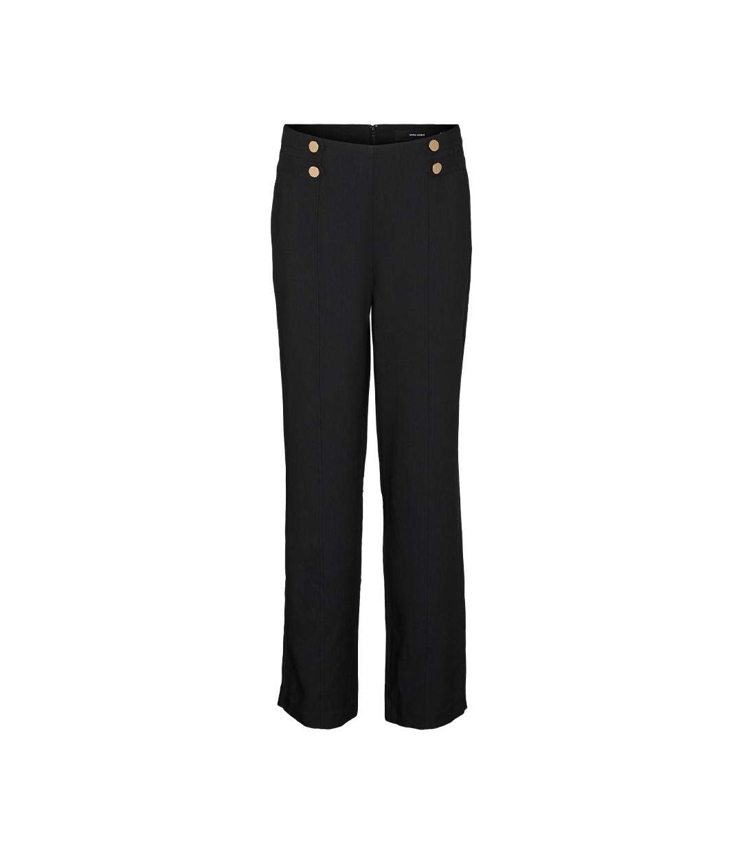 Pantalon fluide noir femme vero moda celina - 42-1