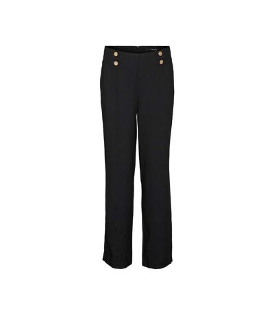 Pantalon fluide noir femme vero moda celina - 42