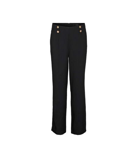 Pantalon fluide noir femme vero moda celina - 42