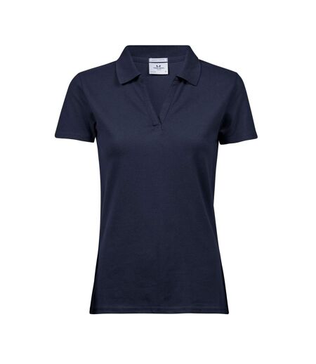 Polo Luxury Femme Bleu Marine Tee Jays