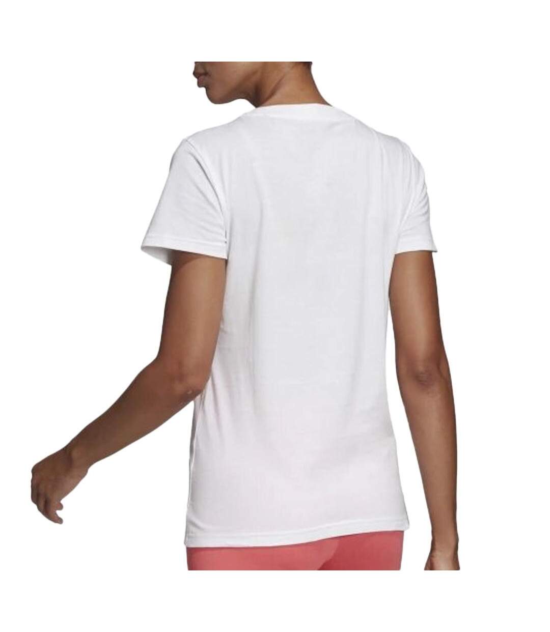 T-Shirt blanc femme adidas du0629-2