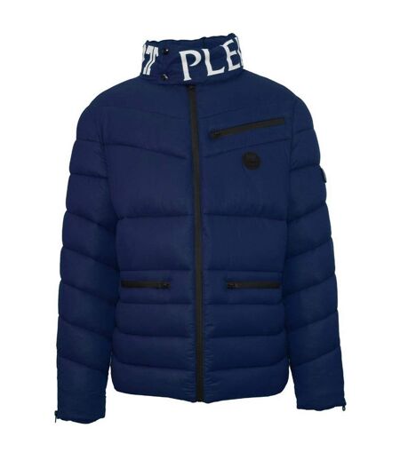 Doudoune Motif/style Logo Homme Bleu Marine Plein Sport