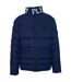 Doudoune Motif/style Logo Homme Bleu Marine Plein Sport-1