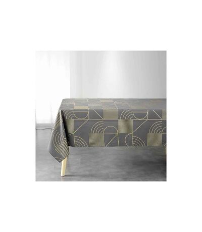 Nappe Imprimée Déco Lineor 150x300cm Anthracite