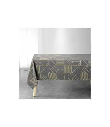 Nappe Imprimée Déco Lineor 150x300cm Anthracite