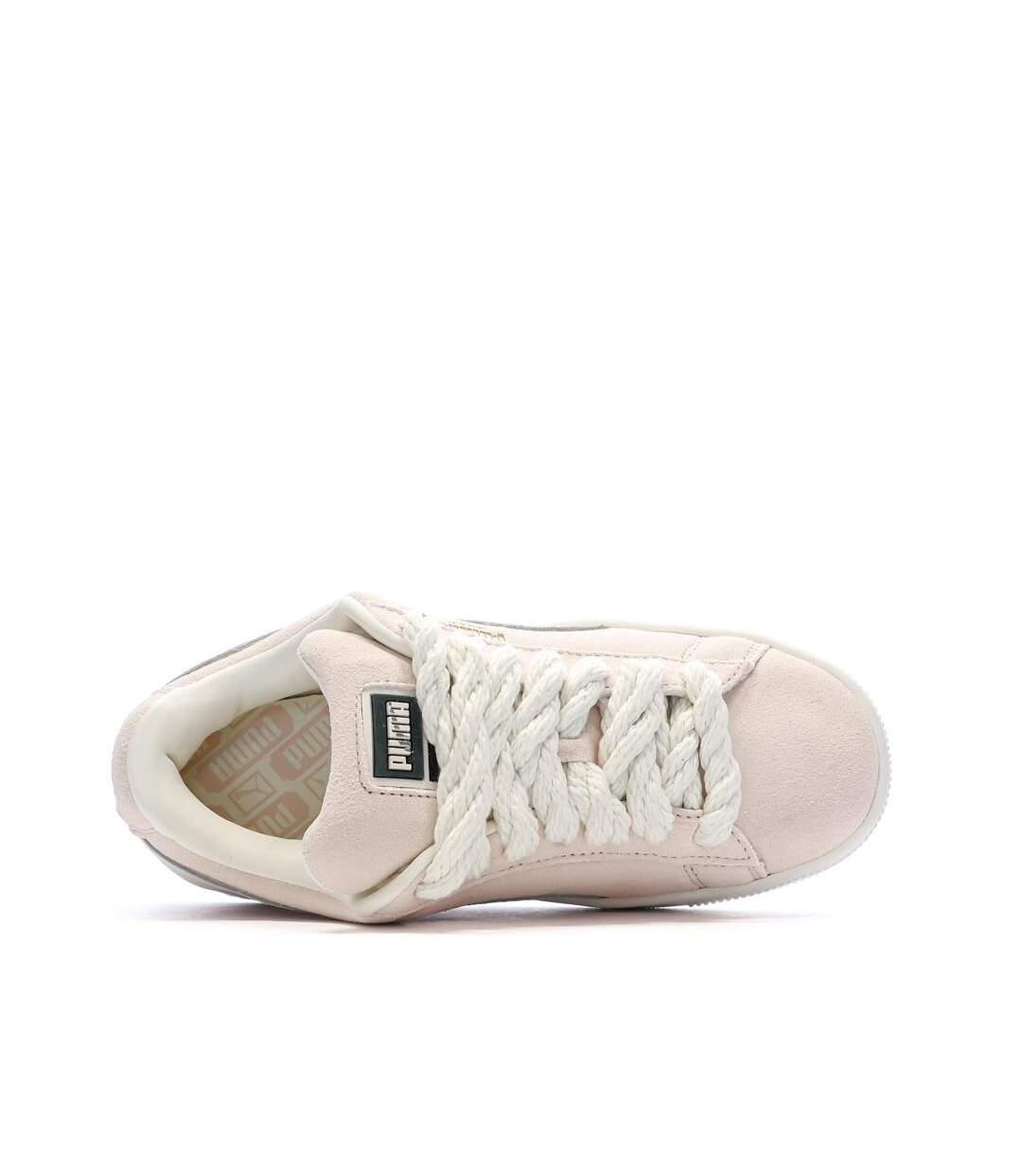 Baskets rose pale femme puma suede xl rope-4