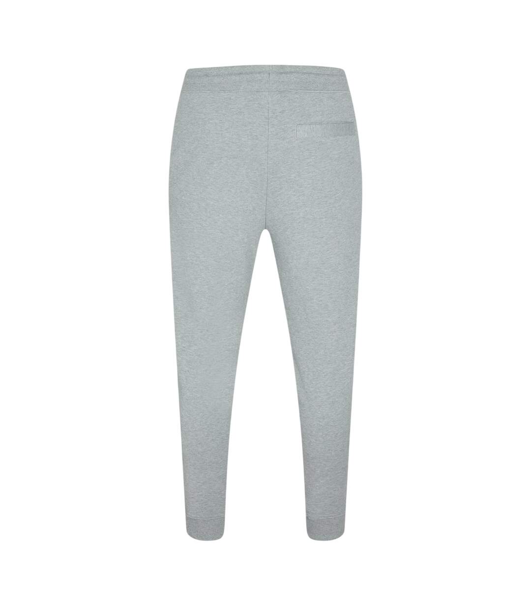 Mens Logo Cuffed Jogging Bottoms Grey Hugo Boss-2