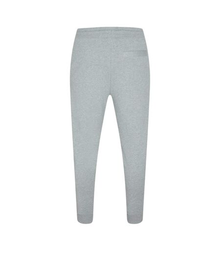 Mens Logo Cuffed Jogging Bottoms Grey Hugo Boss