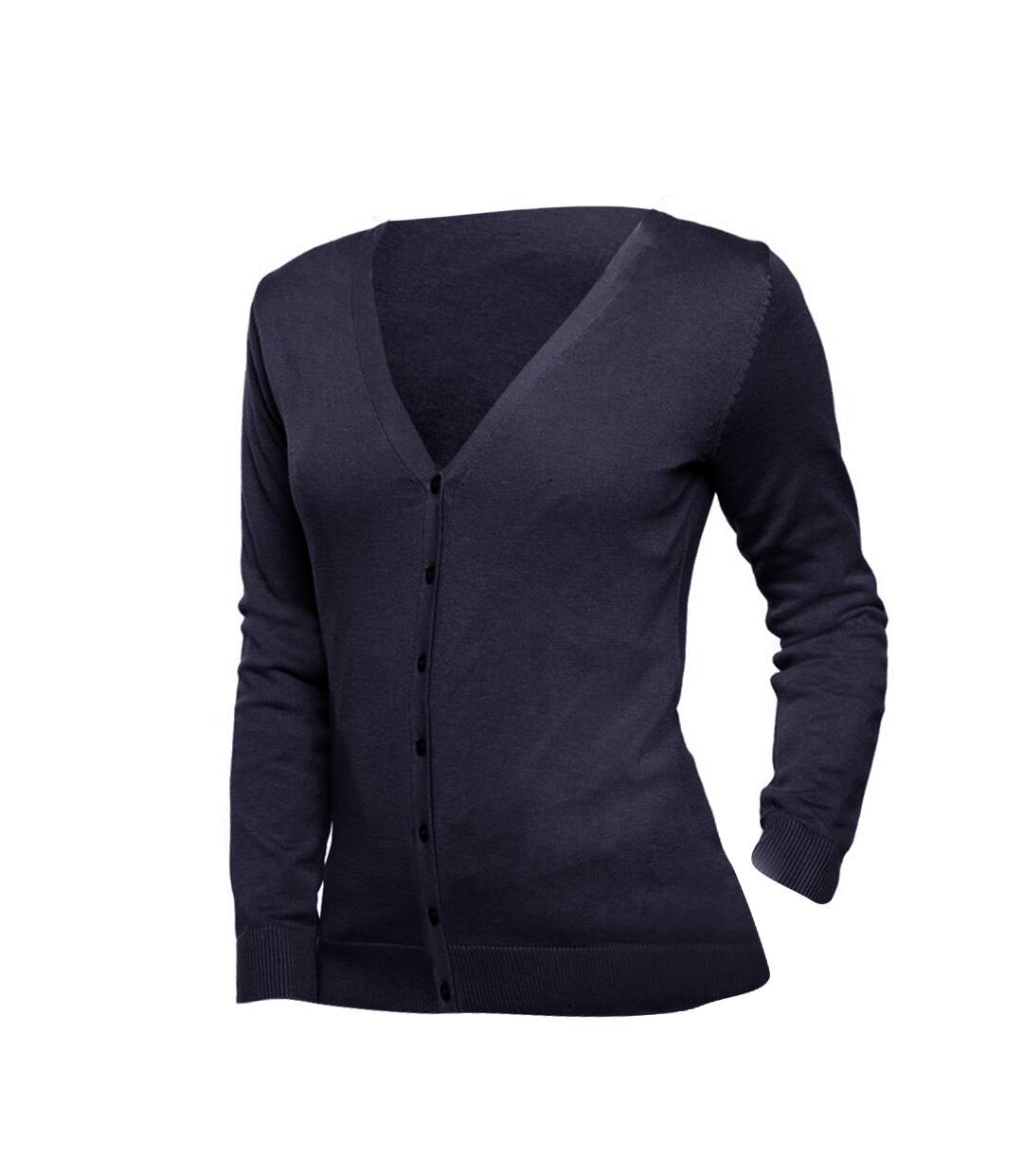 navy v neck cardigan ladies