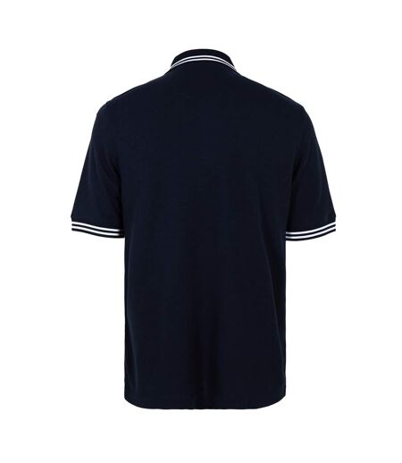 Polo Motif/style Rayure Contrastée Sur Bord Homme Bleu Marine Ted Baker