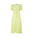 Robe Mi-longue Motif/style Imprimé Zèbre Femme Vert Clair Vif Biba-2
