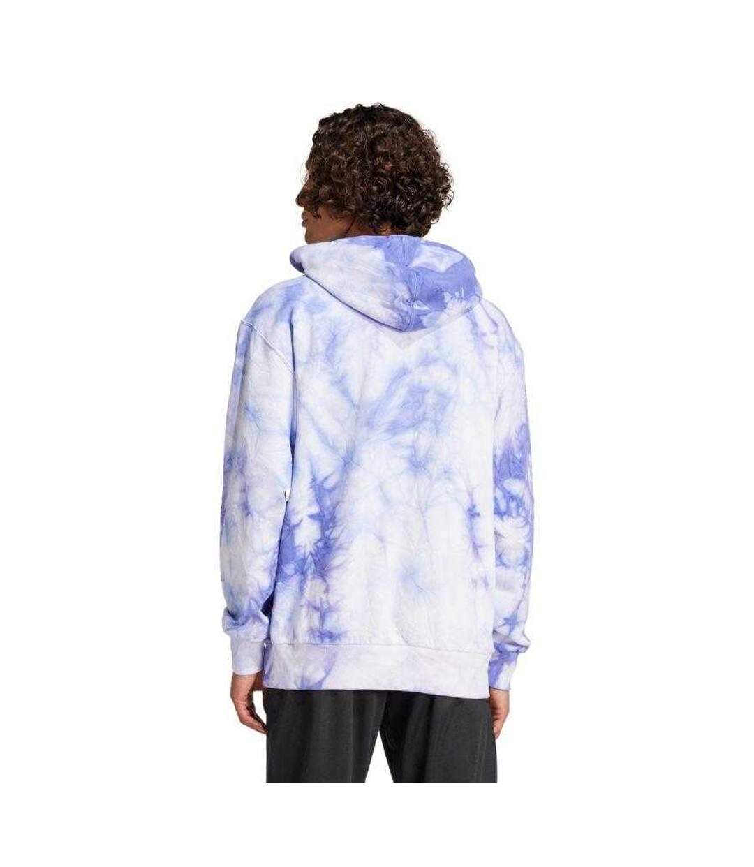 Sweat À Capuche Style Délavé All Szn Homme Blanc Violet Clair Adidas-3