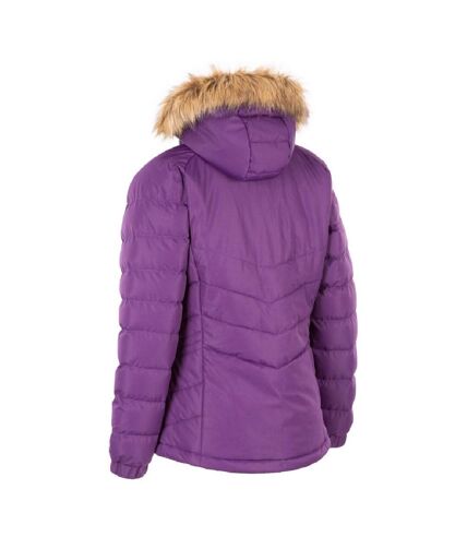 Womens/ladies nadina waterproof padded jacket purple Trespass