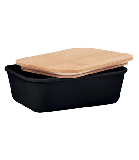 Thursday bamboo 1l lunch box one size black MidOcean
