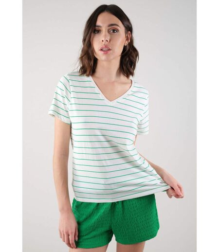 T-shirt casual à rayures femme BINTI